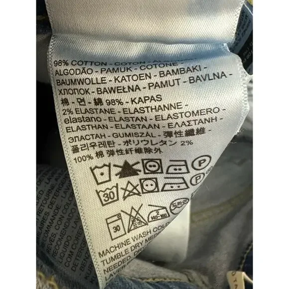 Levi's High Rise Women’s Jeans in Classic Blue Denim - Picture 11 of 11